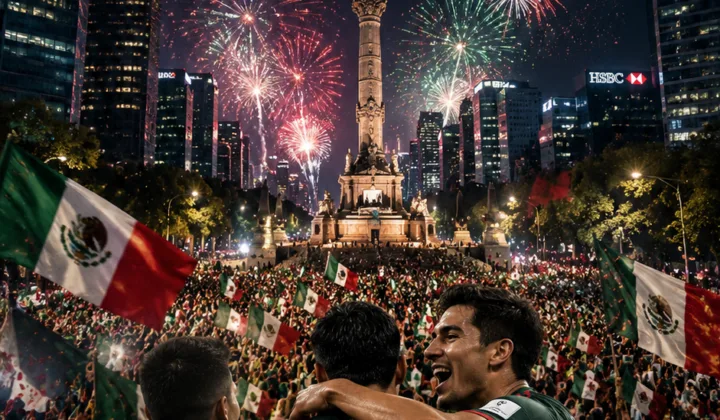2026世界杯揭幕战点燃墨西哥城：墨西哥2-0南非后球迷涌上街头庆祝