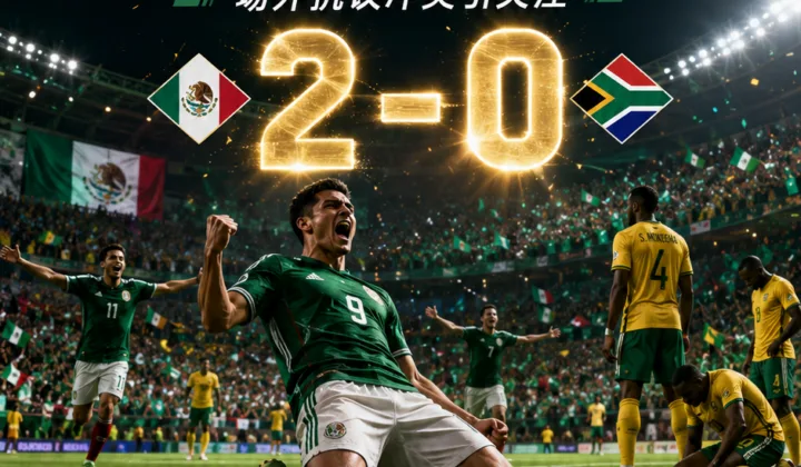 2026世界杯揭幕战：墨西哥2-0南非取开门红，场外抗议冲突引关注