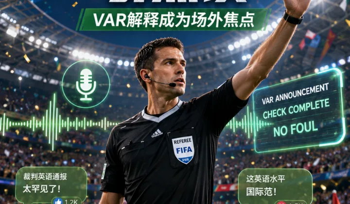 2026世界杯揭幕战裁判桑帕约英语通报引热议，多邻国发文回应