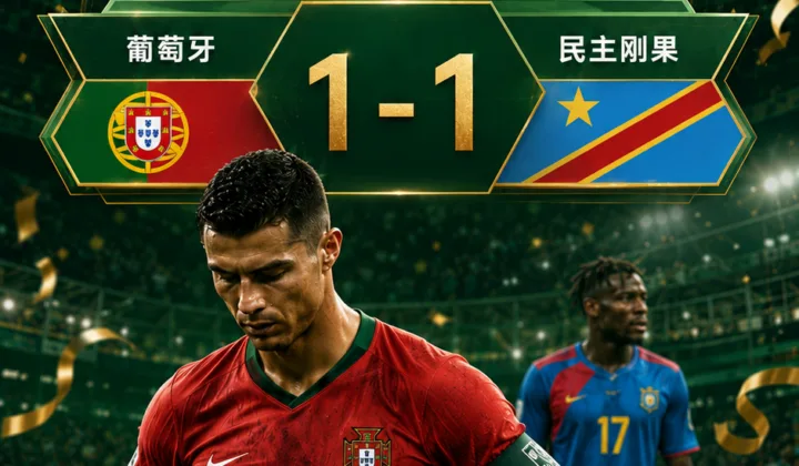 2026世界杯K组：葡萄牙1比1爆冷战平民主刚果，C罗状态登上热搜