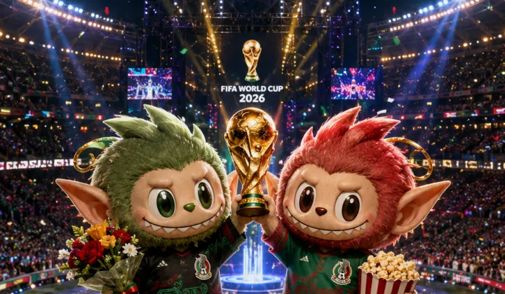 2026世界杯开幕式现拉布布：泡泡玛特IP登上墨西哥城赛场，中国潮玩引热议