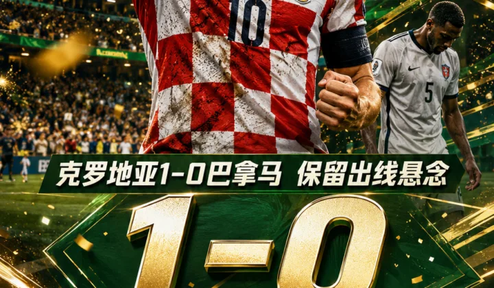 2026世界杯：克罗地亚小组第二战7场不败，1-0巴拿马续命