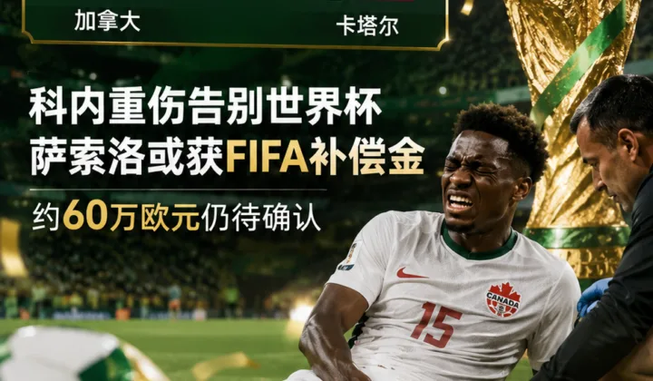 2026世界杯科内重伤后续：萨索洛或获FIFA补偿金，约60万欧仍待确认