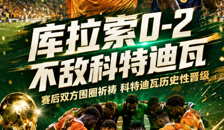 2026世界杯：库拉索0-2不敌科特迪瓦，双方赛后围圈祈祷