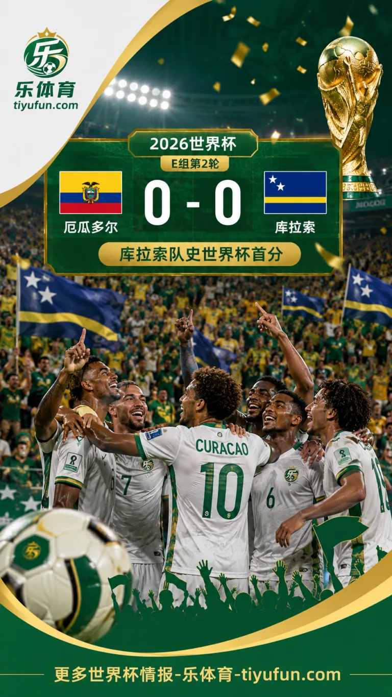 2026世界杯｜库拉索队史首分引发全民狂欢，街头球迷庆祝历史一夜