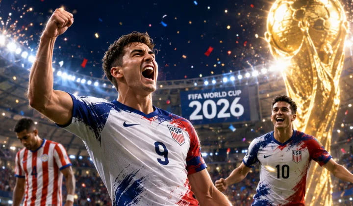 2026世界杯美国队4-1巴拉圭开门红：巴洛贡双响，队史第4次首战取胜