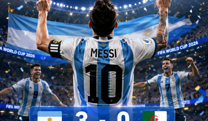 2026世界杯：梅西帽子戏法助阿根廷3-0阿尔及利亚，孟加拉国球迷热情庆祝
