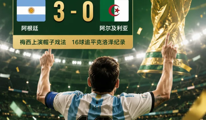 2026世界杯：梅西帽子戏法并列射手王，因凡蒂诺发文祝贺阿根廷队长