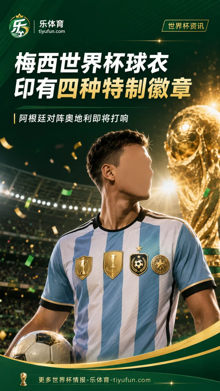 2026世界杯梅西球衣现四种特制徽章，阿根廷队长再成焦点