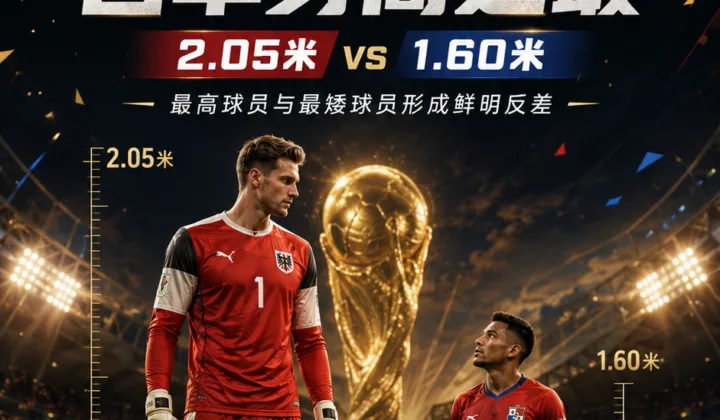 2026世界杯名单身高数据：维格勒2.05米最高，亚尼斯1.60米最矮