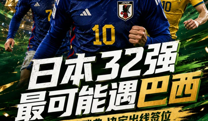 2026世界杯日本32强最可能遇巴西，摩洛哥法国也是潜在强敌
