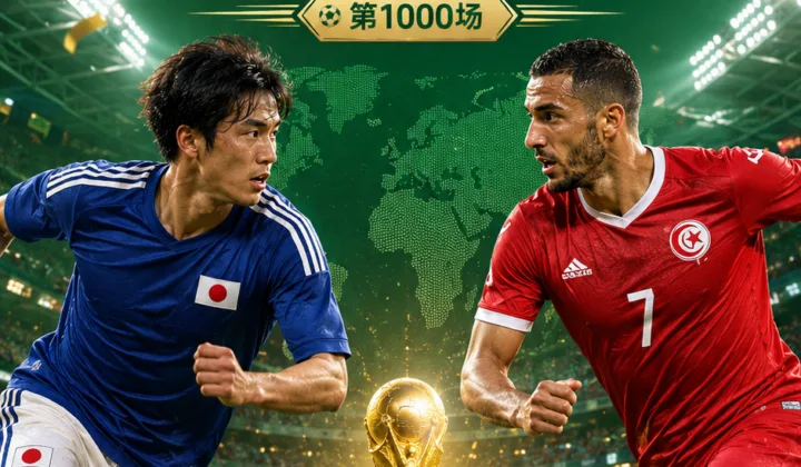 2026世界杯日本队迎战突尼斯：历史交锋5胜1负，第1000场牵动F组形势