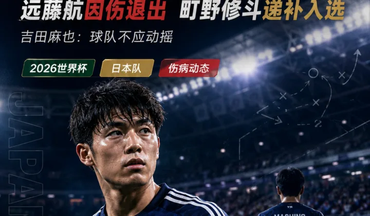 2026世界杯日本队名单突变：远藤航因伤退出，吉田麻也称球队不应动摇