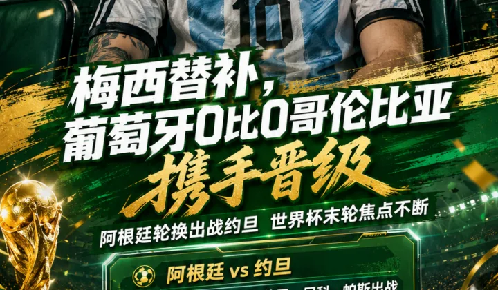 阿根廷vs约旦首发：梅西替补，小西蒙尼、尼科·帕斯出战