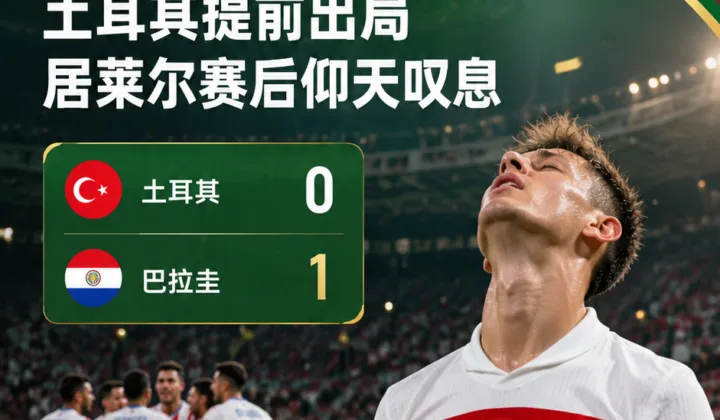 2026世界杯土耳其0-1巴拉圭出局：居莱尔赛后仰天叹息引热议