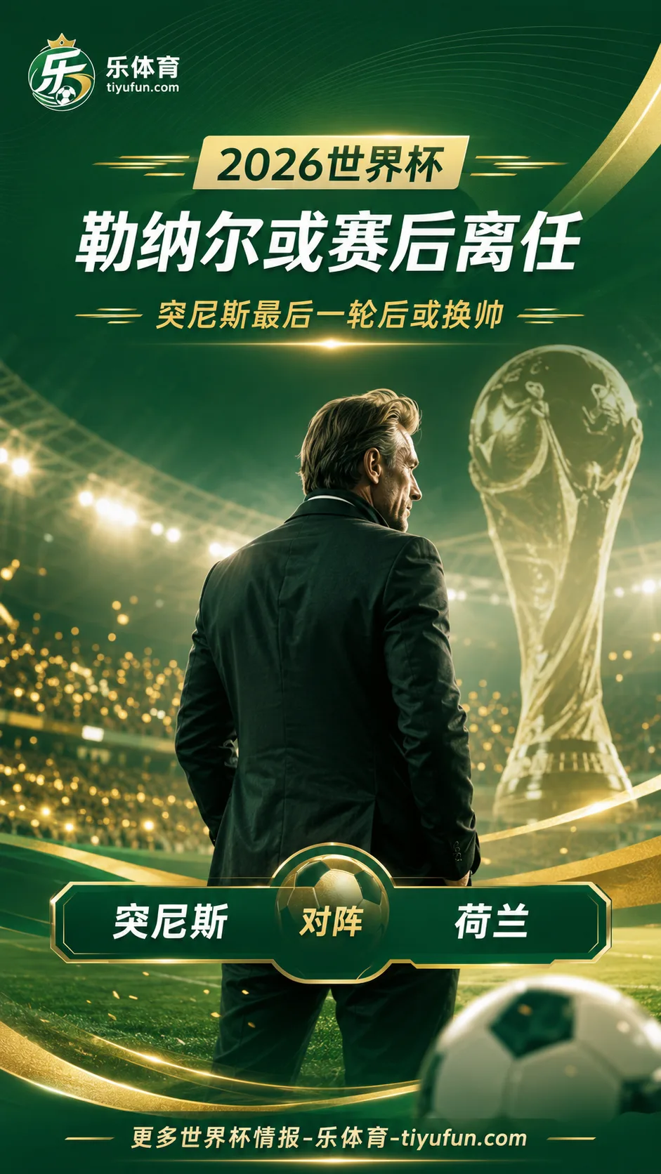 2026世界杯突尼斯队出局后再传变动：勒纳尔或踢完最后一轮离任