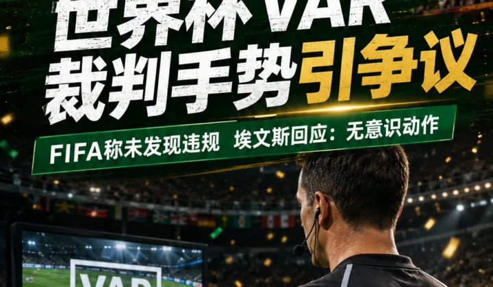 2026世界杯VAR裁判手势争议：埃文斯否认种族主义含义，FIFA称未发现违规