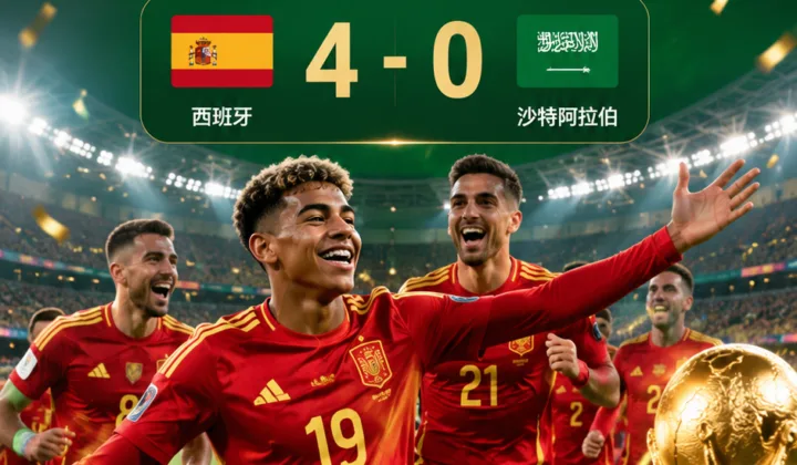2026世界杯西班牙队4-0沙特取首胜，能否打破近3届只赢1场魔咒