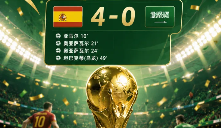 2026世界杯西班牙4-0沙特：德拉富恩特力挺罗德里，亚马尔首球点燃H组