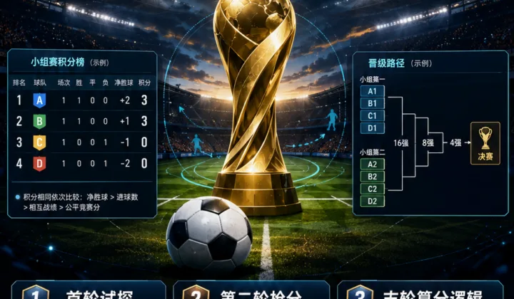 2026世界杯小组赛三轮怎么看：48队赛制下的出线规则与末轮算分逻辑