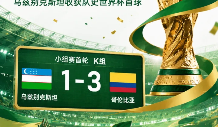 2026世界杯亚足联9队首轮均进球，乌兹别克斯坦收获队史世界杯首球