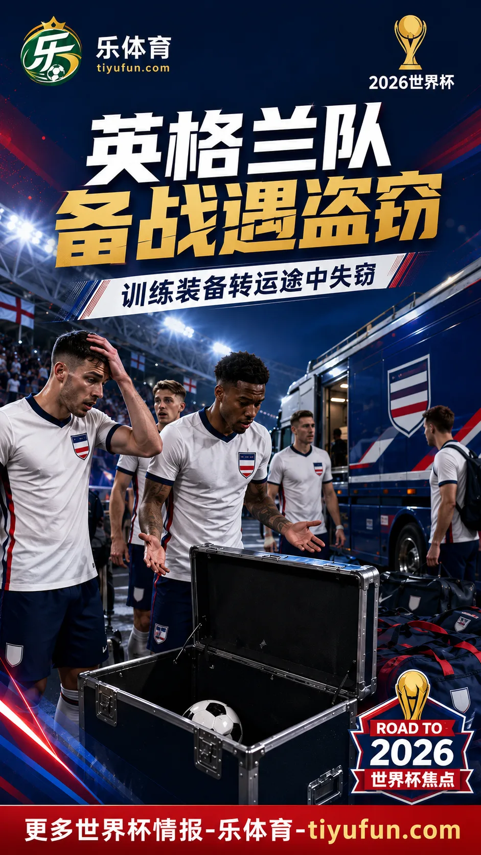 2026世界杯英格兰队备战遇盗窃：训练装备转运途中失窃