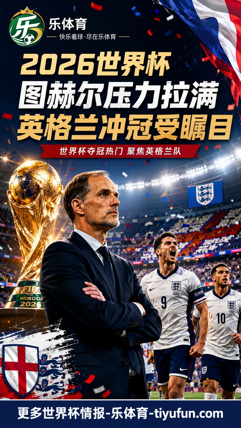 2026世界杯英格兰队前瞻：外媒称图赫尔面临“争冠级”压力