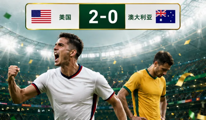 2026世界杯战报：巴洛贡造乌龙弗里曼破门，美国队2-0澳大利亚