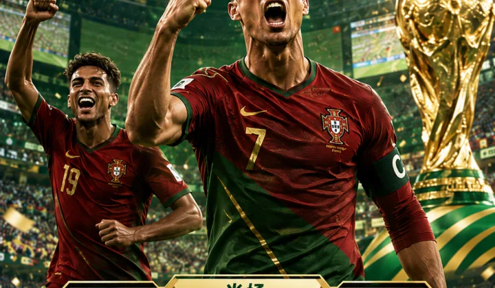 2026世界杯战报：C罗半场双响，葡萄牙3-0领先乌兹别克