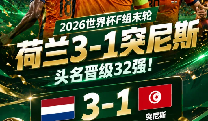 2026世界杯战报：荷兰3-1突尼斯头名晋级，12次参赛均进淘汰赛