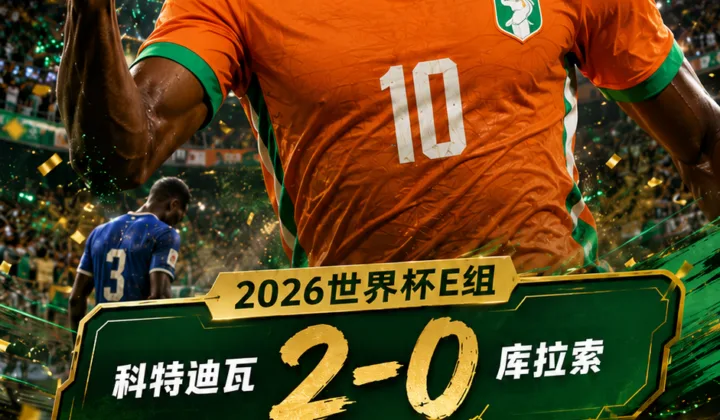 2026世界杯战报：科特迪瓦2-0库拉索，迪奥曼德两项数据上双