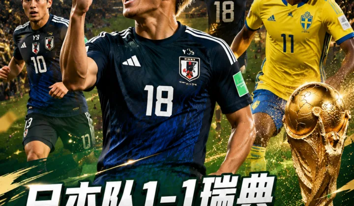 2026世界杯战报：日本队1-1瑞典晋级，技术分下滑后实时排名升至第17