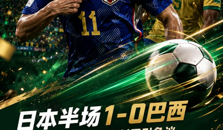 2026世界杯半场战报：日本1-0巴西，佐野海舟进球后陷红牌争议