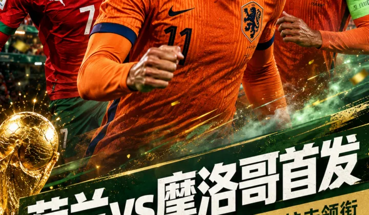 2026世界杯荷兰vs摩洛哥首发：布罗比PK赛巴里，范戴克阿什拉夫领衔