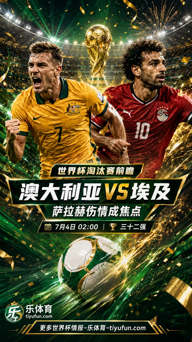 2026世界杯淘汰赛前瞻：澳大利亚vs埃及，萨拉赫伤情与赛程更正成焦点