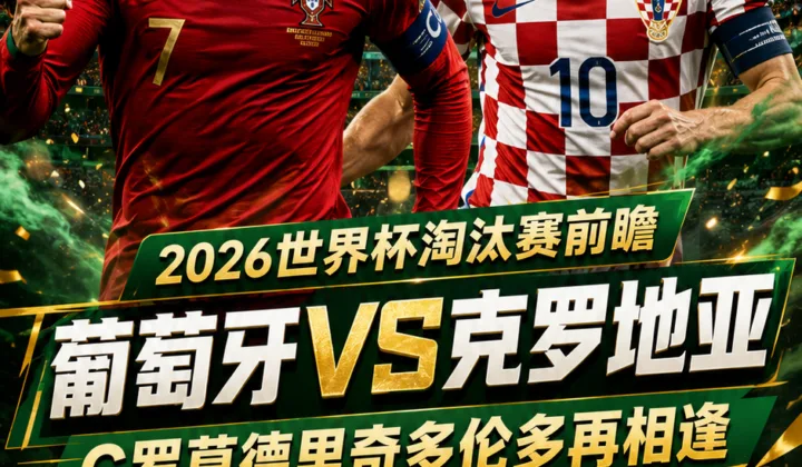 2026世界杯淘汰赛前瞻：葡萄牙VS克罗地亚，C罗莫德里奇多伦多再相逢