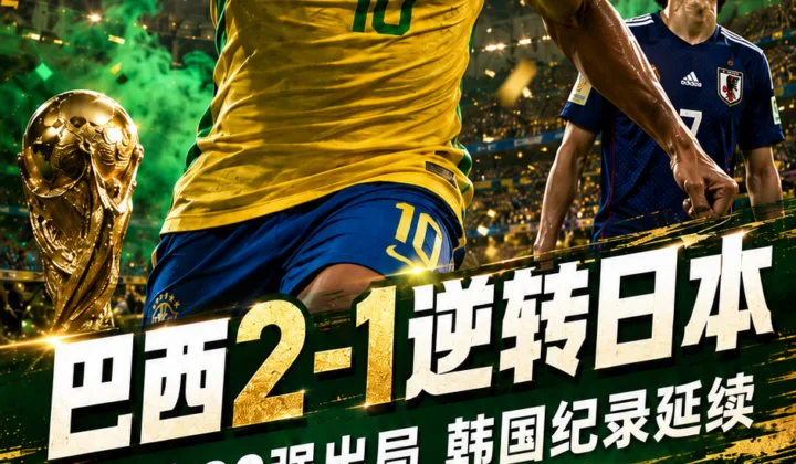 2026世界杯战报：巴西2-1逆转日本，日本32强出局韩国纪录延续