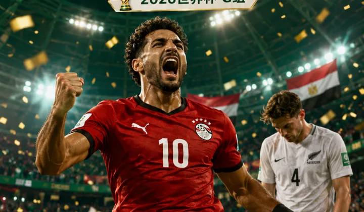 92年等待终结！2026世界杯埃及3-1新西兰，萨拉赫传射迎队史首胜