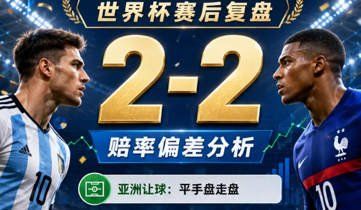 阿根廷vs法国世界杯赛后复盘：2-2赔率偏差分析