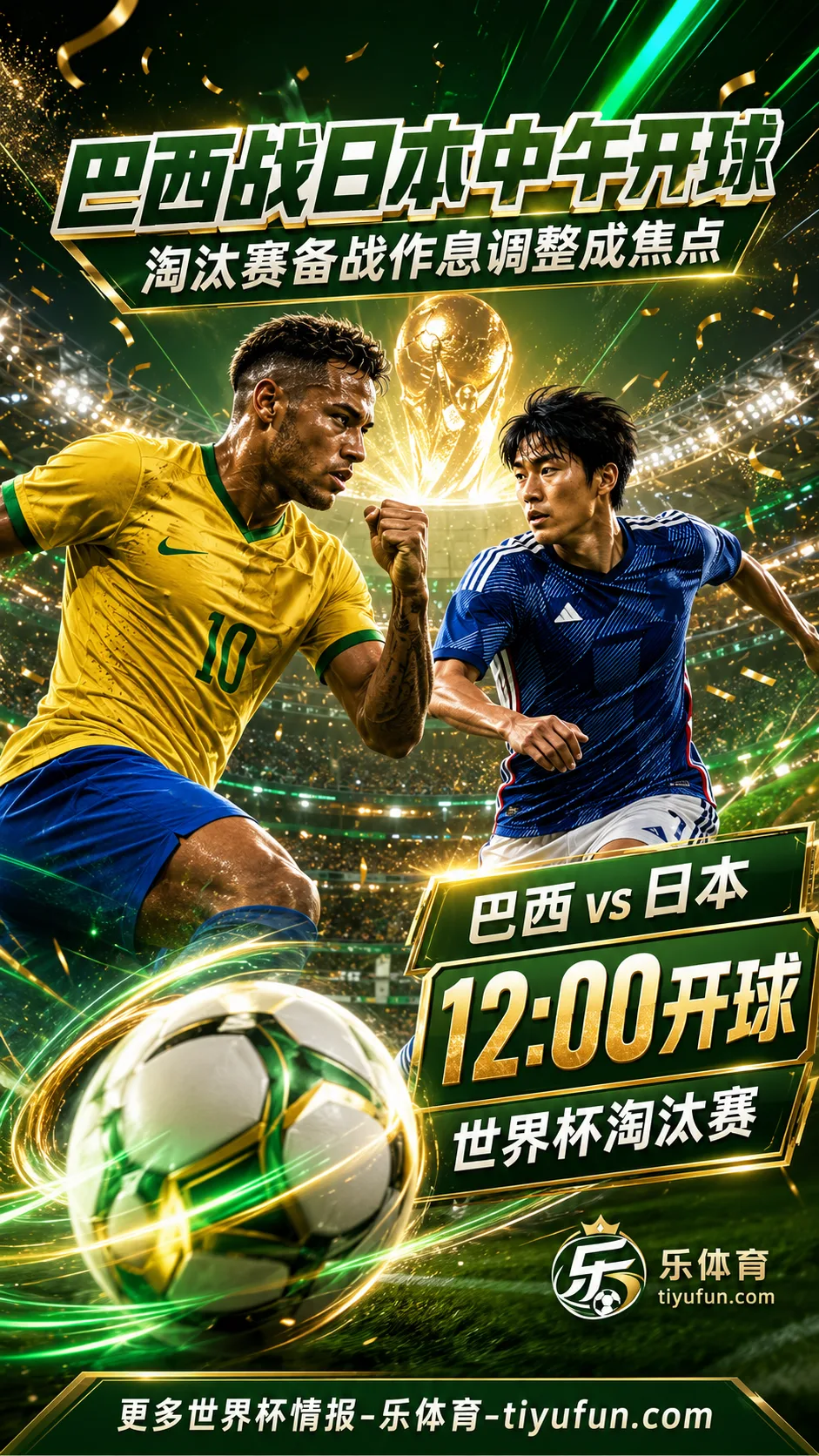 巴媒：2026世界杯巴西队战日本队中午开球，赛前作息将调整
