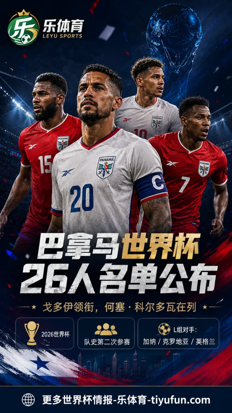 巴拿马公布2026世界杯名单：戈多伊领衔，何塞·科尔多瓦入选