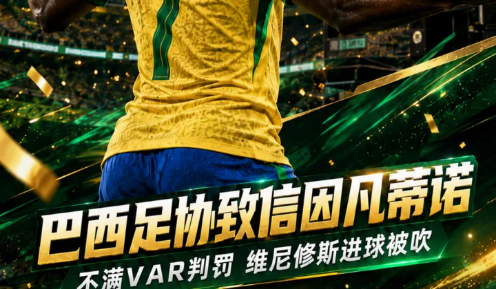 巴西3-0苏格兰后仍申诉VAR：维尼修斯进球被吹，足协主席致信因凡蒂诺