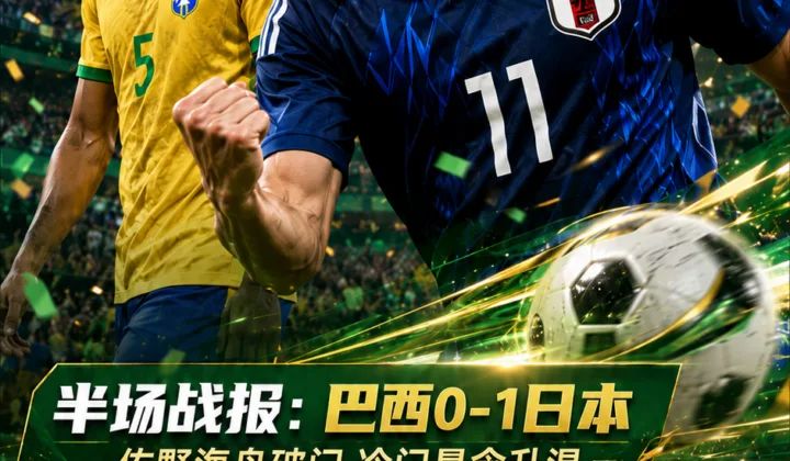 半场战报：2026世界杯巴西0-1日本，佐野海舟破门制造冷门
