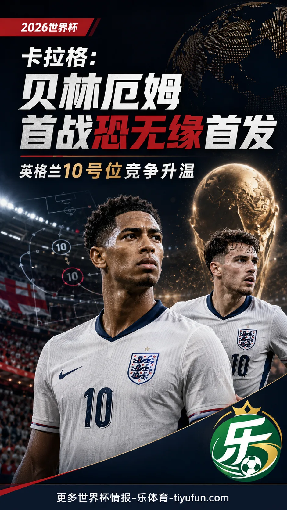 贝林厄姆世界杯首战首发存疑,卡拉格称英格兰10号位竞争升温