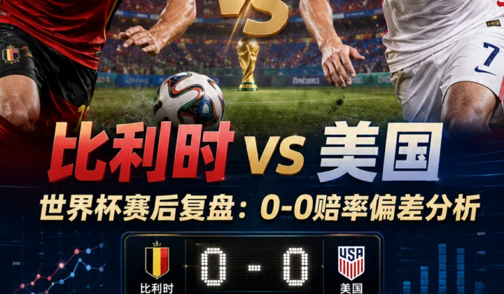 比利时vs美国世界杯赛后复盘：0-0赔率偏差分析