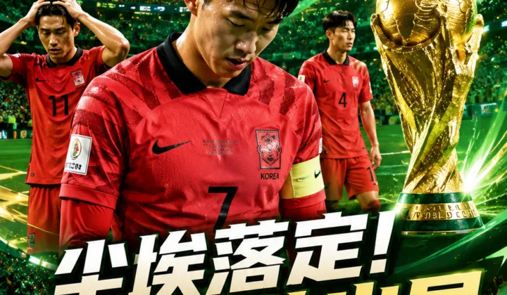 尘埃落定！2026世界杯32强出炉：4分小组第三全晋级，韩国队出局