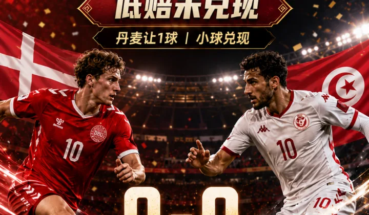 丹麦vs突尼斯世界杯赛后复盘：0-0赔率偏差分析