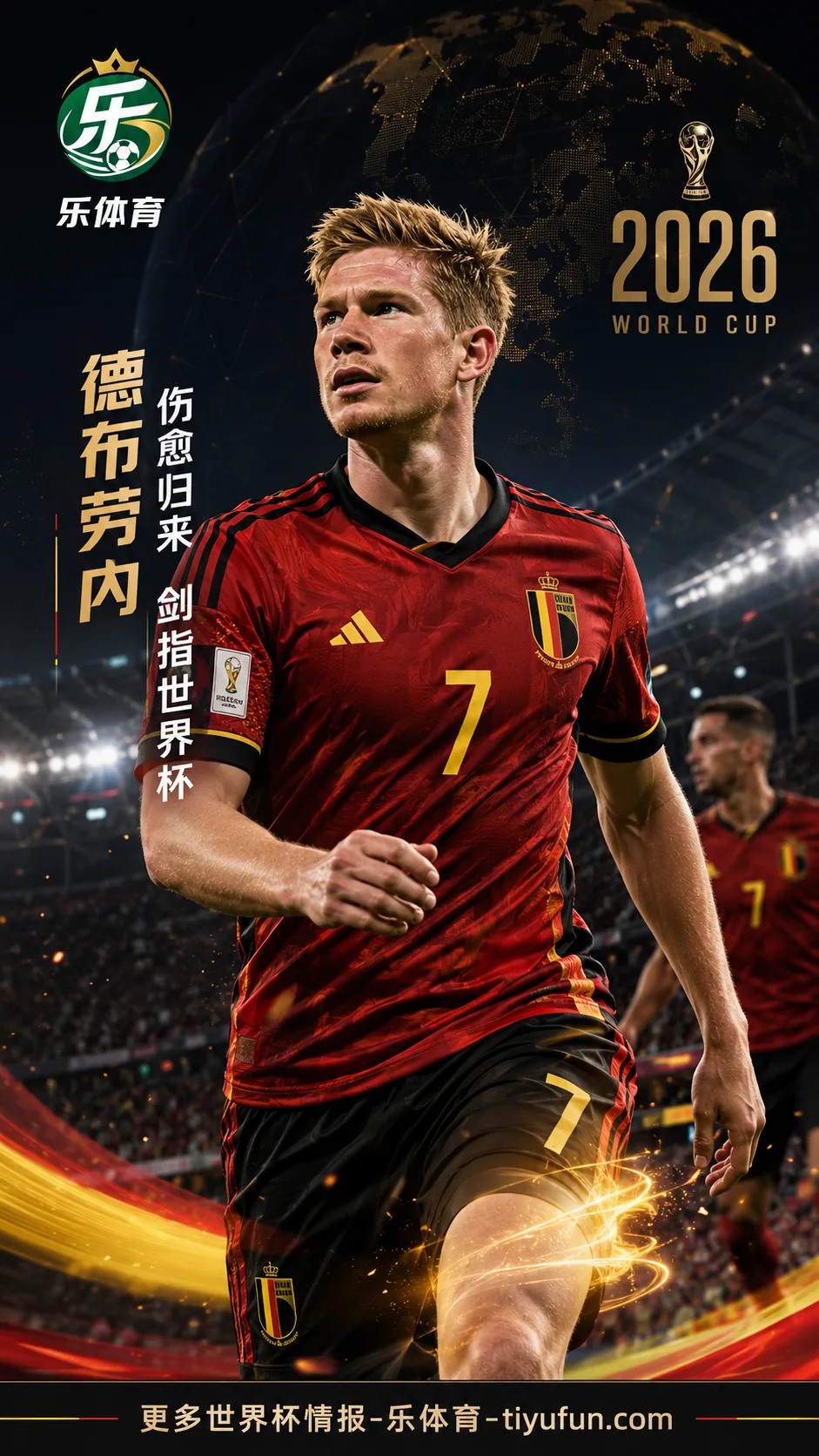 德布劳内谈重伤康复：已随比利时备战2026世界杯，状态成首战前焦点