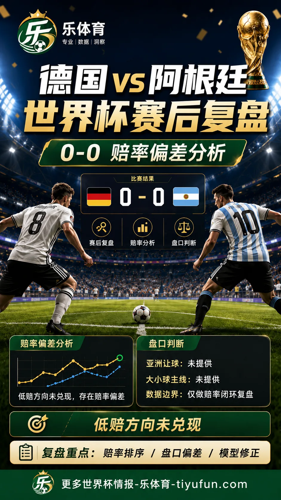 德国vs阿根廷世界杯赛后复盘：0-0赔率偏差分析