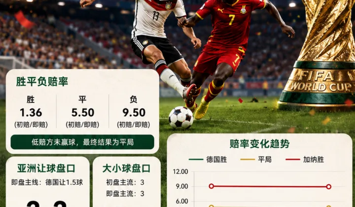 德国vs加纳世界杯赛后复盘：2-2赔率偏差分析